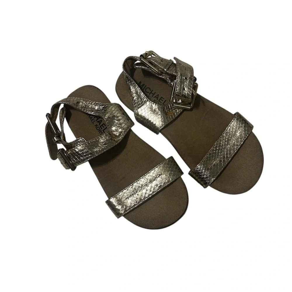 Michael Kors Gold Kids Sandals